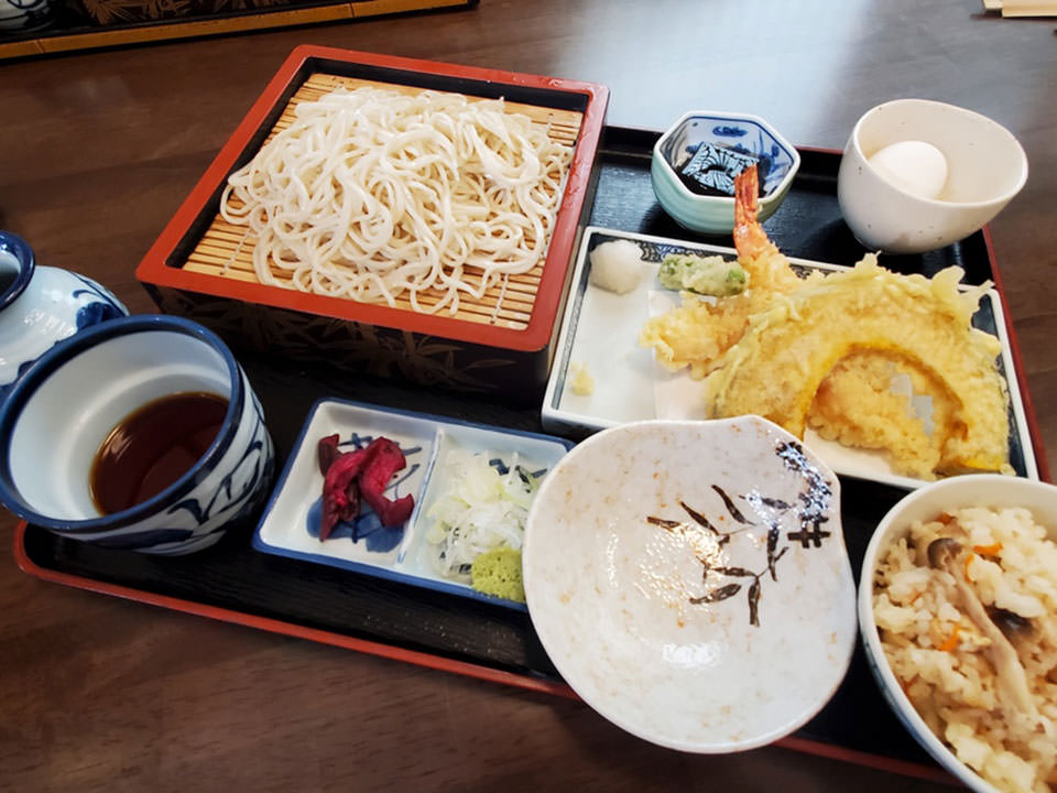 天ぷら御前もり蕎麦セット