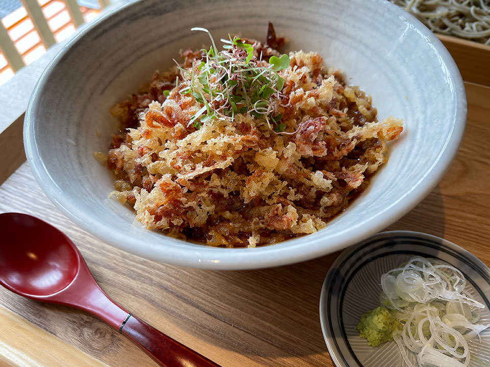 桜海老たぬき蕎麦