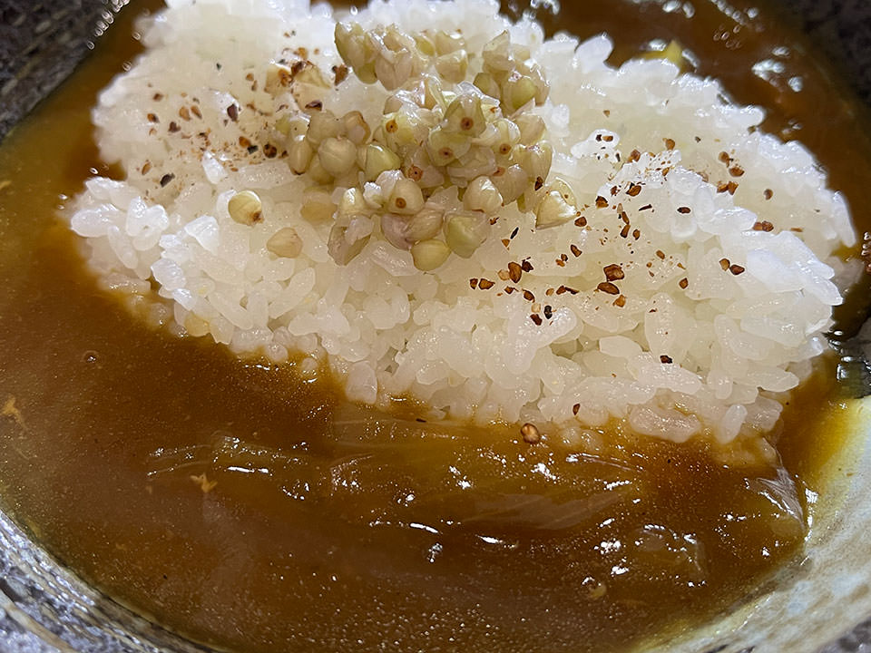 蕎麦の実出汁(だし)カレー