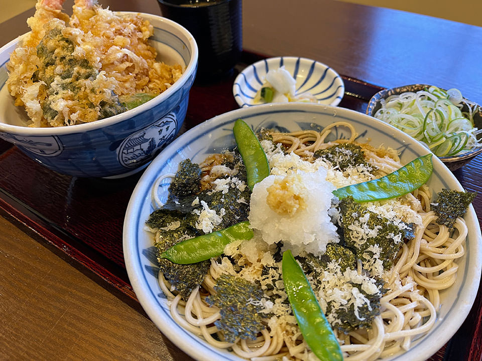 天丼＋磯おろしのセット