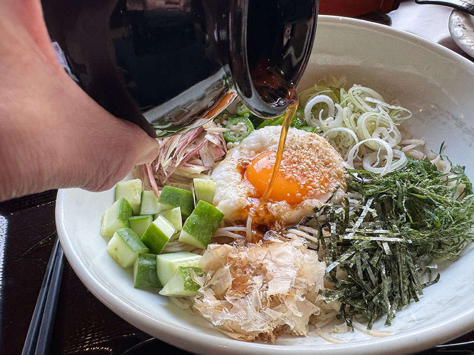 ぶっかけ蕎麦加寿屋風