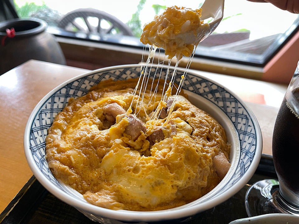 チーズ親子丼